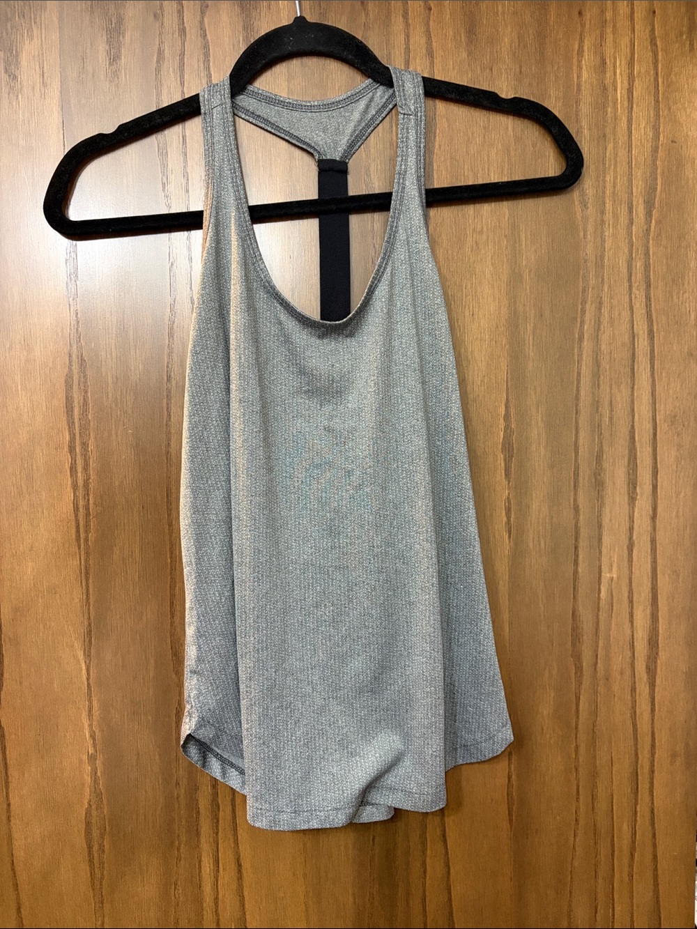 Old Navy Heather Gray Racerback Tank Top
